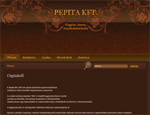 Tablet Screenshot of pepitakft.hu